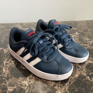 Navy Adidas skateboarding sneaker for Kids size 11.5K